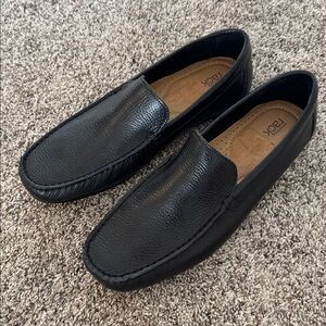 Black Leather Loafers